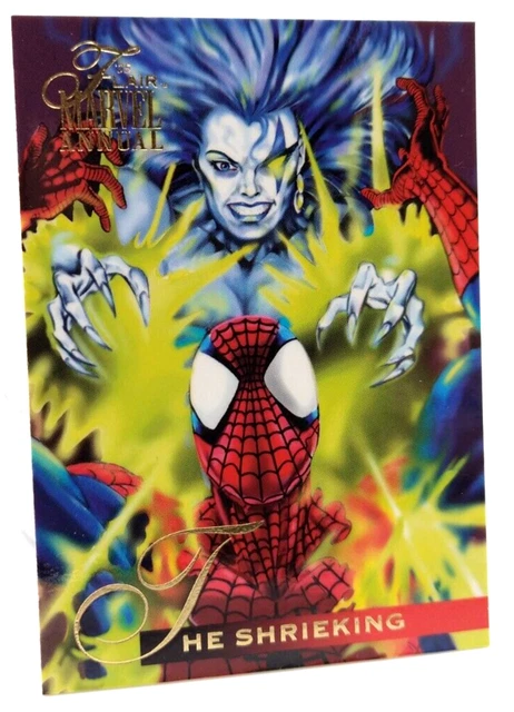 SPIDER-MAN: THE SHRIEKING 1995 Flair Marvel Annual Base Card #57