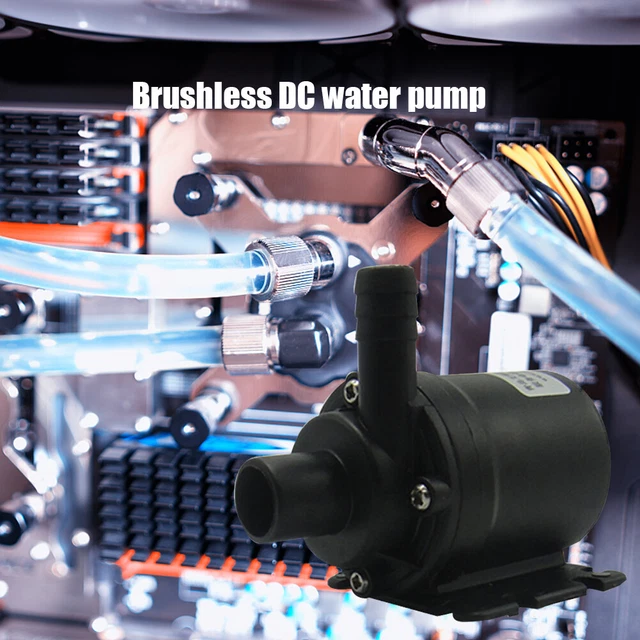 DC 12V Solar Hot Water Heater Circulation Brushless Little Pump with ETL Listed DC Power Supply Adapter Low Noise 780L/H 206GPH 5M/16ft for Home DC 12V Solar Hot Water Heater Circulation Brushless Little Pump with ETL Listed DC Power Supply Adapter Low Noise 780L/H 206GPH 5M/16ft for Home