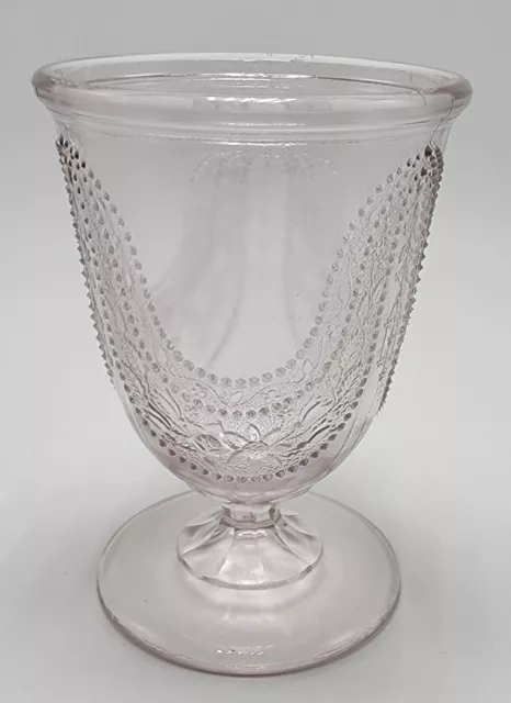 EAPG 1881 GARFIELD DRAPE by Co-operative Flint Glass Sun Kissed Spooner Antique