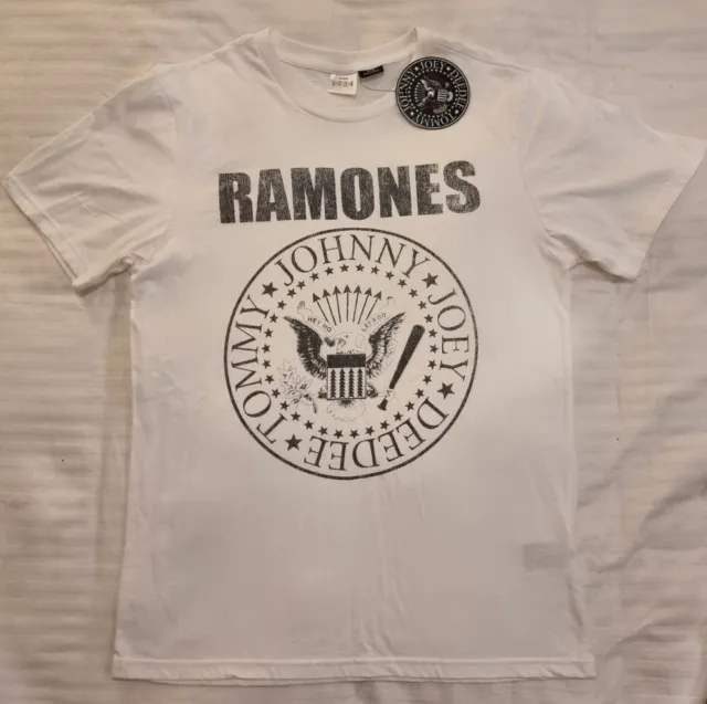 The Ramones T Shirt Size Medium Tommy Johnny Joey Deedee Brand New With Tag