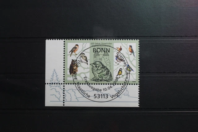 BRD 2661 gestempelt Vögel Eckrand Vollstempel Bundesrepublik #SI801