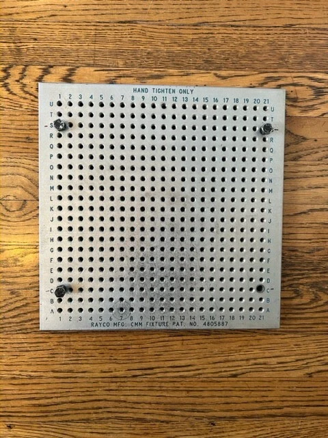 Rayco 12" x 12" x 1/2"  CMM Fixture Plate