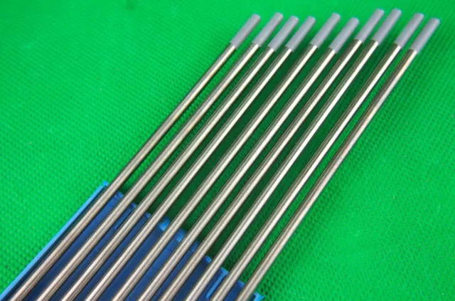 Tungsten Electrodes 1.6mm WC20 2% Cerium Tungsten Electrodes GREY Tip 10Pcs
