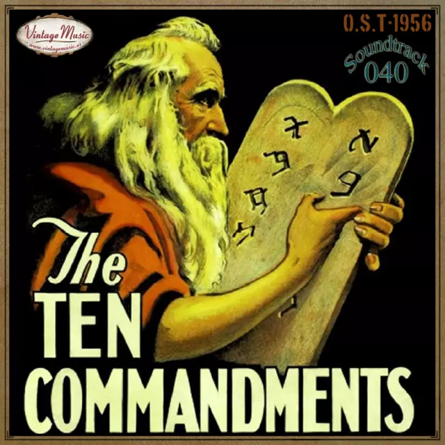 THE TEN COMMANDMENTS Soundtrack CD #40/100 O.S.T Original 1956 Elmer Bernstein