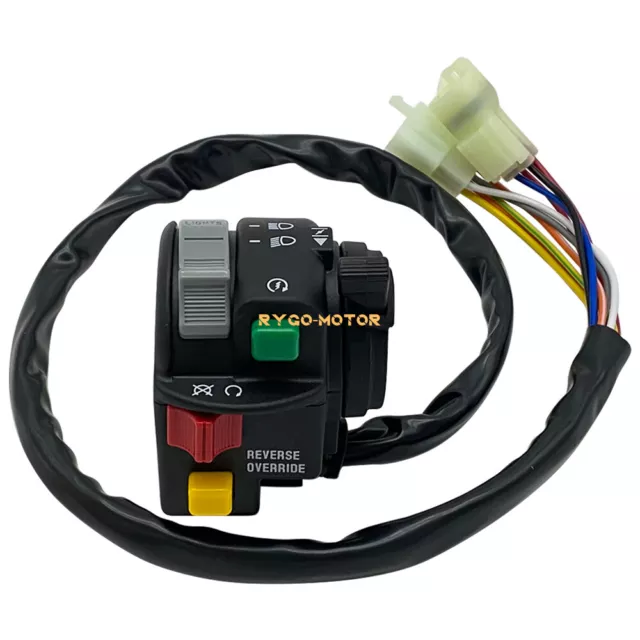 Handlebar Control Start Stop Headlight Switch for Arctic Cat 375 400 500 650 4x4