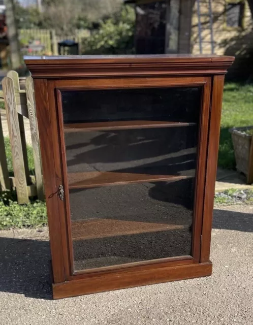 Victorian Mahogany Glass-Fronted Bookcase