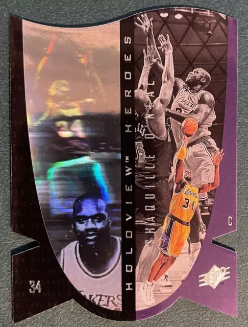 Shaquille O'neal 1997 SPx Holoview Heroes H15