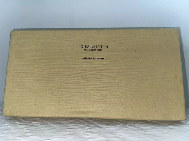 Louis Vuitton Gift Box Malletier A Paris Maison Fondee En 1854 w/ Paper  11x7x2"