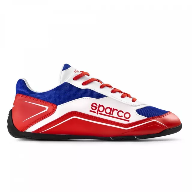 Sparco Karting Kart Racing Auto Shoes S-POLE blue red white