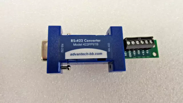 Advantech - BB-422PP9TB Serial Converter, RS-232 DB9 F to RS-422 TB, Port