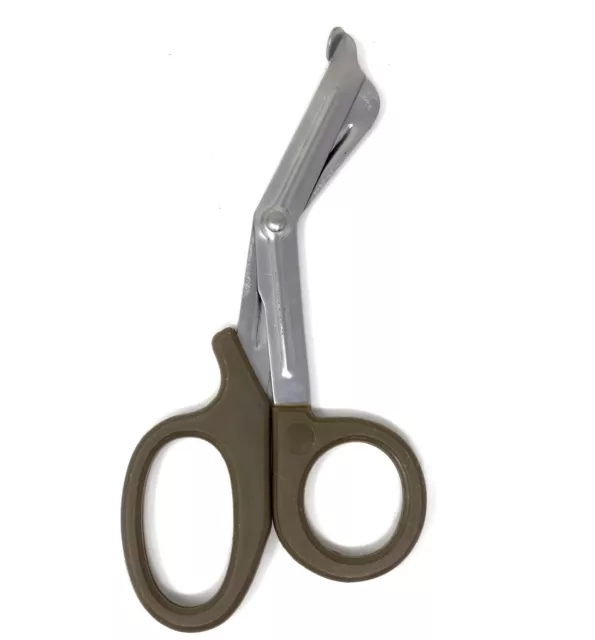 Heavy Duty Military Style Trauma EMT/Paramedic Shears SAND TAN - 7.25"