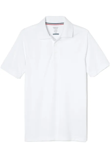 George School Uniform Boys , Short Sleeve Performance Polo Shirt ,