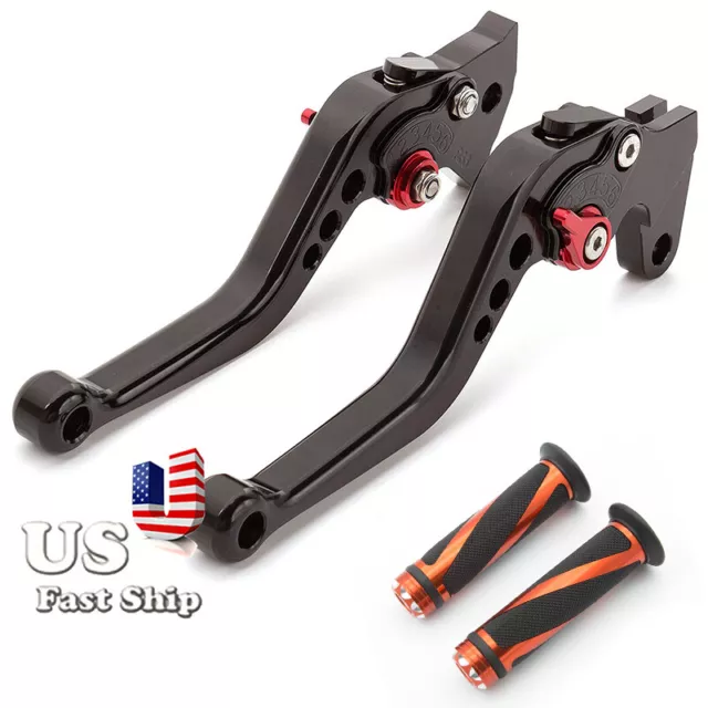 For Warrior YFM350 Raptor 700R 2002-2004 Short Brake Clutch Lever Handle Grips