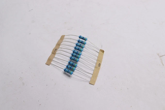 (10-Pk) Metal Film Resistor 43 Ohm 1W 1%