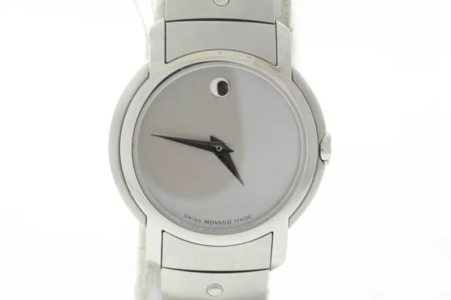 Donna Movado 0605645 Sl Acciaio Inox Quadrante Argento Orologio