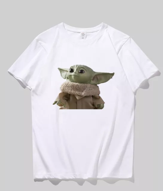 Baby Yoda Star Wars T-shirt The Mandalorian Unisex Shirt Size XL