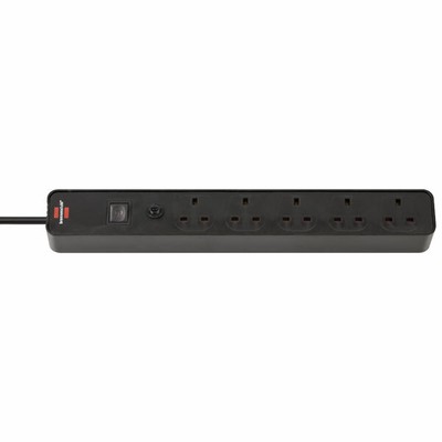 brennenstuhl Brennenstuhl 1153233000 Ecolor 3 Voie Noir Interrupteur Rallonge 1.5m 