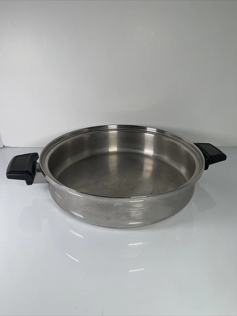 Royal Queen 5 Ply Multi-core Fry Pan Frying Skillet 11" No Lid T304 Stainless