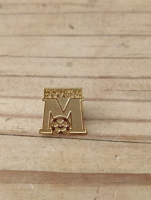 Pin's Vintage Montpellier HSC - Marcel Nicollin, Groupe Sportif (collection)