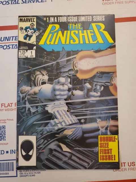 The PUNISHER # 1 LIMITED SERIES MARVEL COMICS 1986 MIKE ZECK NM