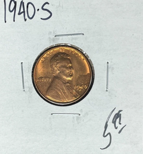 1940-S Lincoln Wheat Cent ~ Bu ~Beautiful Coin~