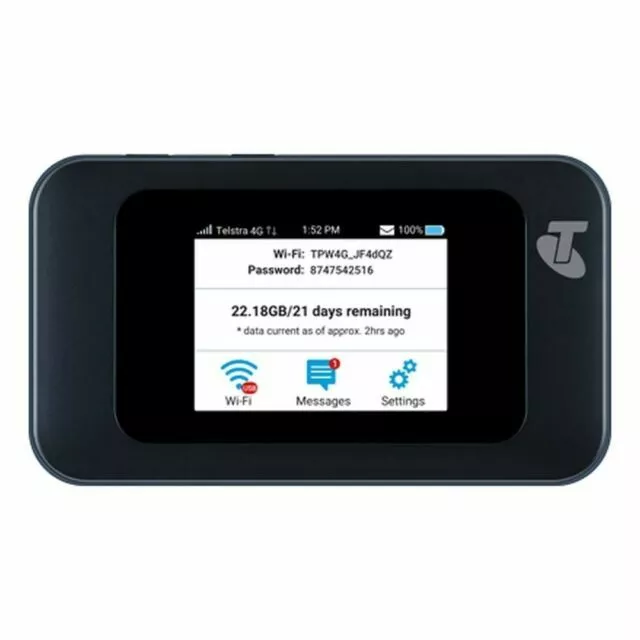 ZTE Telstra Prepaid 4gx Hotspot Black MF985T