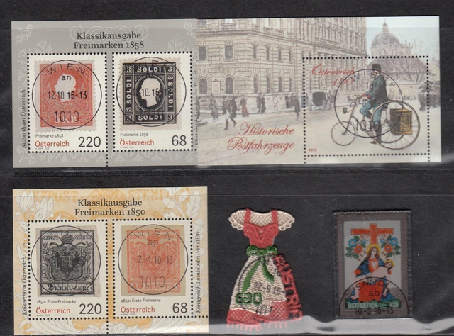 Österreich ABO 2016 mit sehr sauberem Ersttagsstempel bis Okt. 2016
