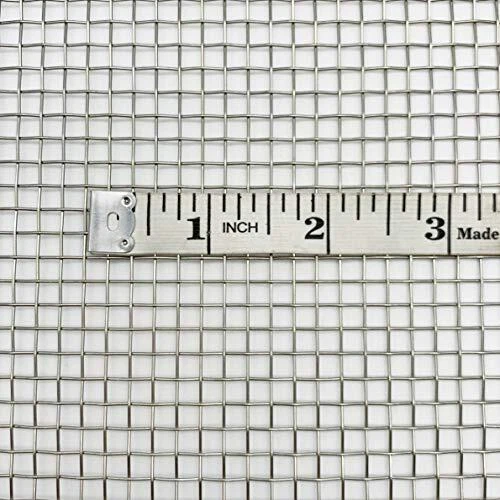Stainless Steel Woven Wire Mesh Roll Metal Mesh Sheet Window Screen Mesh - 5 M