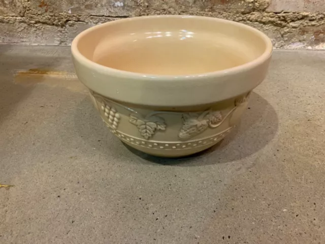 Vintage cream crock bowl