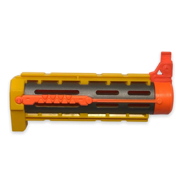 NERF BARREL EXTENSION Recon CS6 Dart Gun Blaster NStrike Yellow C