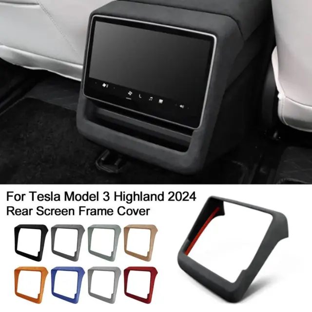 FOR TESLA MODEL 3 Highland 2024 Car Rear Screen Cover Trim Alcantara Suede  £33.22 - PicClick UK