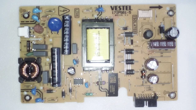 Carte D'alimentation VESTEL Pour TV Toshiba 17IPS61-2 - Référence 24W1333G - Occasion Fonctionnelle