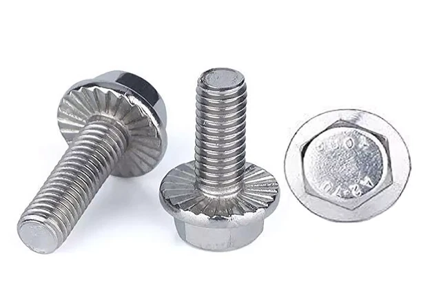 DIN 7504K Viti Autoforanti Testa Esagonale Con Flangia A2 A4 - King Spa - Foto 5