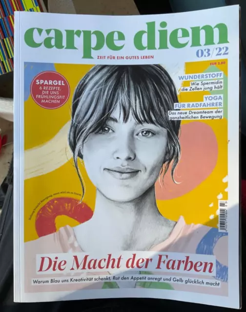 * Carpe Diem * Magazin März 3 / 2022 * Die Macht der Farben *  gutes Leben Yoga