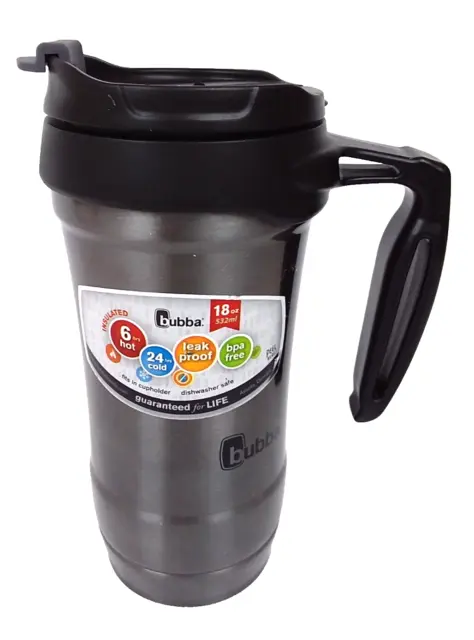 Bubba Thermos Cup 18oz Hot or Cold Beverages Vacuum Insulated Stainless Steel