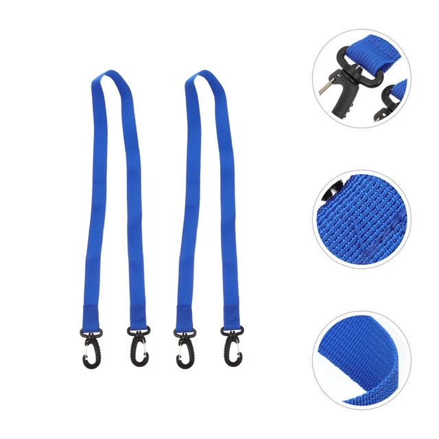 2 Pcs Ski Boot Holder Straps Leash Skates Pole Roller Snow Boots