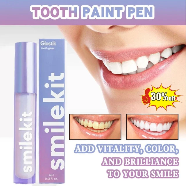 1x pluma blanqueadora dental con brillo dental esencia gel eliminación instantánea de manchas 4 ml