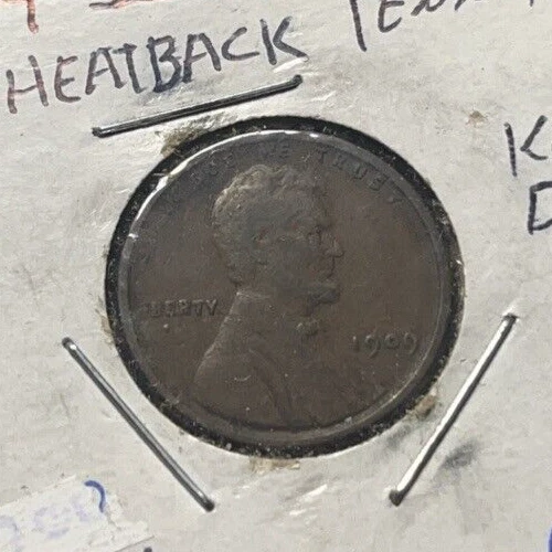 1909-P V.D.B Lincoln Wheat Cent Penny (VF - Very Fine) Old U.S. Coins
