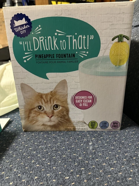 Whisker city cat water fountain hotsell