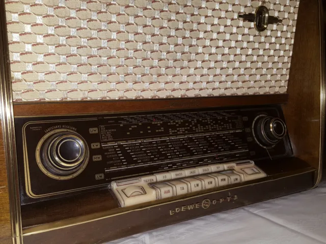 radio antigua alemana alemania radio loewe opta apolo de válvula