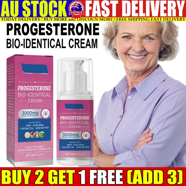 PROGESTERONE CREAM FOR Menopause Relief Bioidentical Balance Healthy