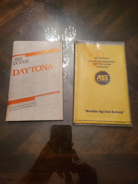 1985 Dodge Daytona owners manual