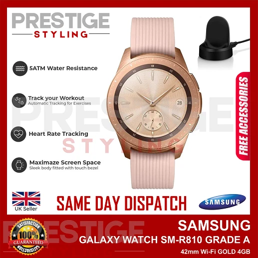 Samsung galaxy sm hotsell r810 smartwatch 42mm