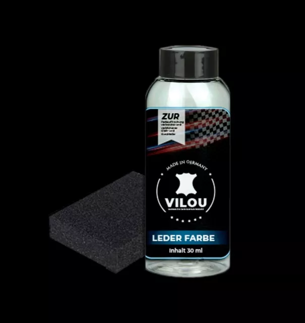 30ml Lederfarbe Leder-Fresh F034 schwarz für BMW Leder-Sitze-Lenkrad von "VILOU"