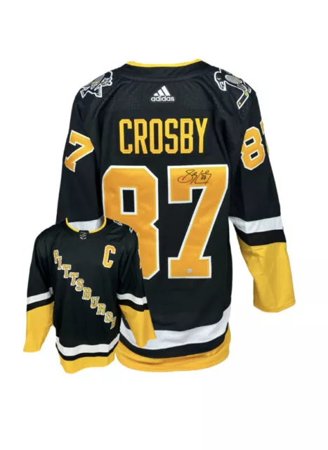 Sidney Crosby Autographed Signed Authentic Penguins 3rd Jersey Frameworth COA