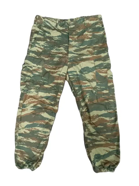 Genuine Greek Army BDU Trousers Lizard Camo Field Combat Pants Tactical Uniform