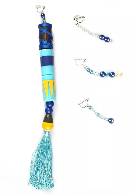 Halloween Party Cosplay Costume Accessory Spira Summoner Yuna's Earrings Set