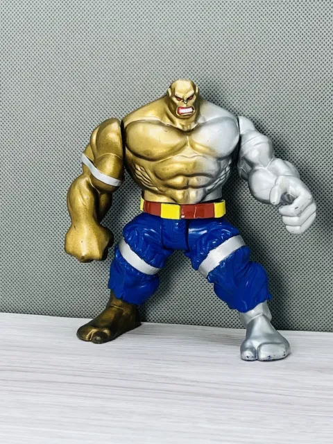 Metal Head Heavy Punch Figure X-Men Toy Biz Marvel Comics 2099 Gold Silver 1995