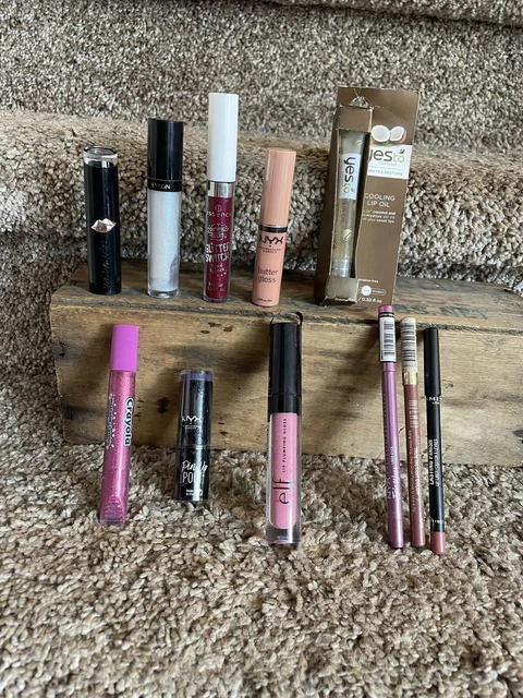 Paquete de lápiz labial y delineador ~Rimmel, NYX, Milani, Revlon, e.l.f., Essence & Wet N