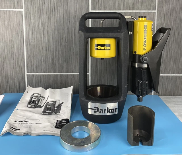 PARKER 94C002PFD MINIKRIMP Portable Hose Crimper Air Over Hydraulic